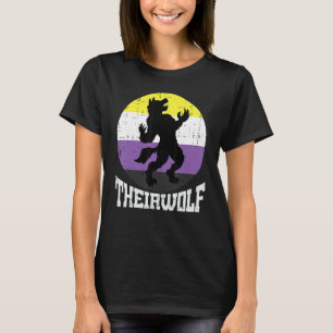 Camiseta Seu Orgulho Não Binário Enby NB Sinalizador Não Bi