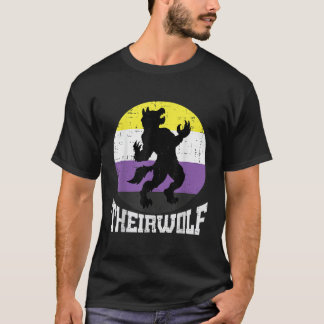 Camiseta Seu Orgulho Não Binário Enby NB Sinalizador Não Bi
