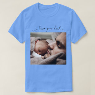 Camiseta Seu Pai Fotográfico T-Shirt Dott Text - Eu Amo Voc