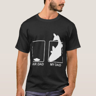 Camiseta Seu Pai Meu Pai Pesca Eu Amo Pescar Ângulo