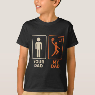 Camiseta Seu Pai Meu Pai Sketll Dunk Filha Filho Dia dos Pa