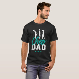 Camiseta Seu Pai Orgulhoso Pai da Filha Cheerleader