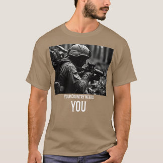 Camiseta Seu País Precisa de Você