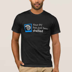 Camiseta Seu PC foi descascado apenas