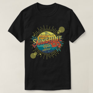 Camiseta Seu pequeno raio de sol sarcástico chegou