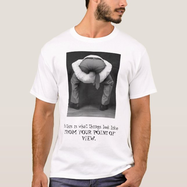 Camiseta seu ponto de vista, assim que este são o que as (Frente)