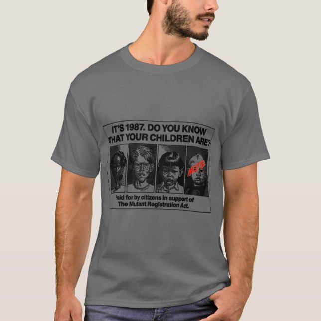 Camiseta Seu presente de 1987 Você sabe o que suas crianças (Frente)