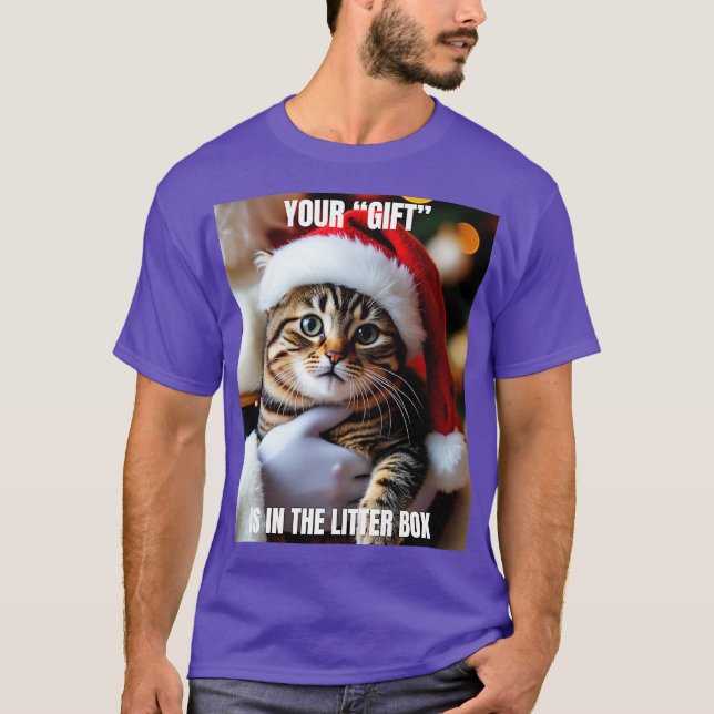 Camiseta Seu Presente Está Na Caixa de Areia (Frente)