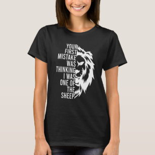 Camiseta Seu Primeiro Erro Foi Pensar Que Eu Era Um Dos
