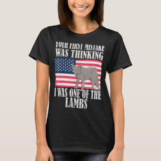 Camiseta Seu primeiro erro foi pensar que eu era um dos
