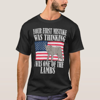 Camiseta Seu primeiro erro foi pensar que eu era um dos c
