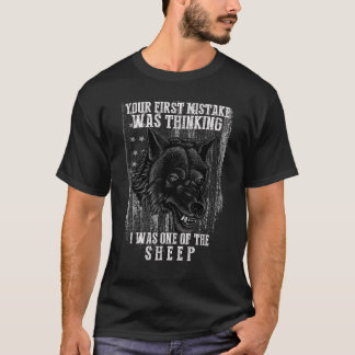 Camiseta Seu Primeiro Erro Foi Pensar Que Eu Era Um Dos S