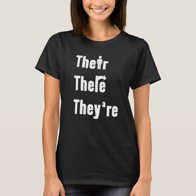Camiseta Seu Professor de Inglês Explicação de Gramática (Frente)
