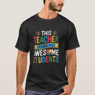 Camiseta Seu Professor Tem Alunos Incríveis Puzzle Autismo