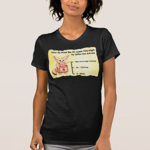 Camiseta Seu QI Deve Ser Pelo Menos Tão Alto Para Oferecer