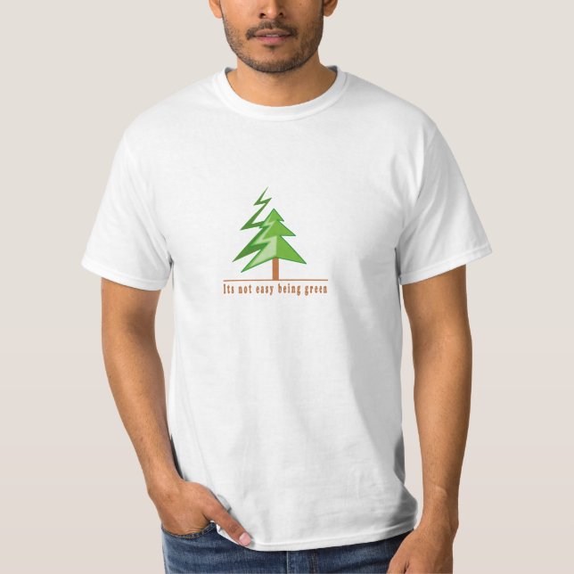Camiseta Seu ser nao fácil verde (Frente)
