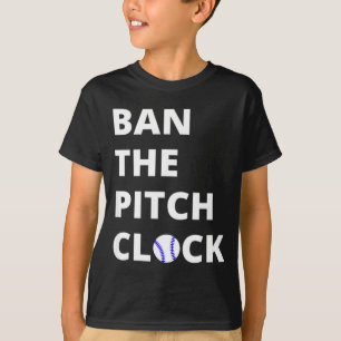Camiseta Seu Show de Beisebol de Relógio de Lançamento de C