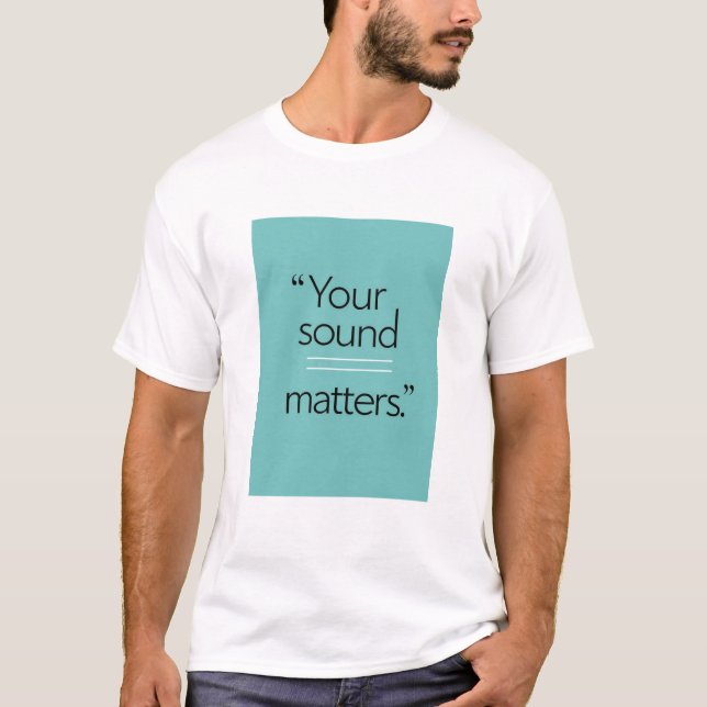Camiseta Seu Som Importa opção 2 (Frente)