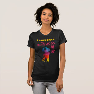 Camiseta Seu sorriso me faz sorrir, eu Dia de os namorados 