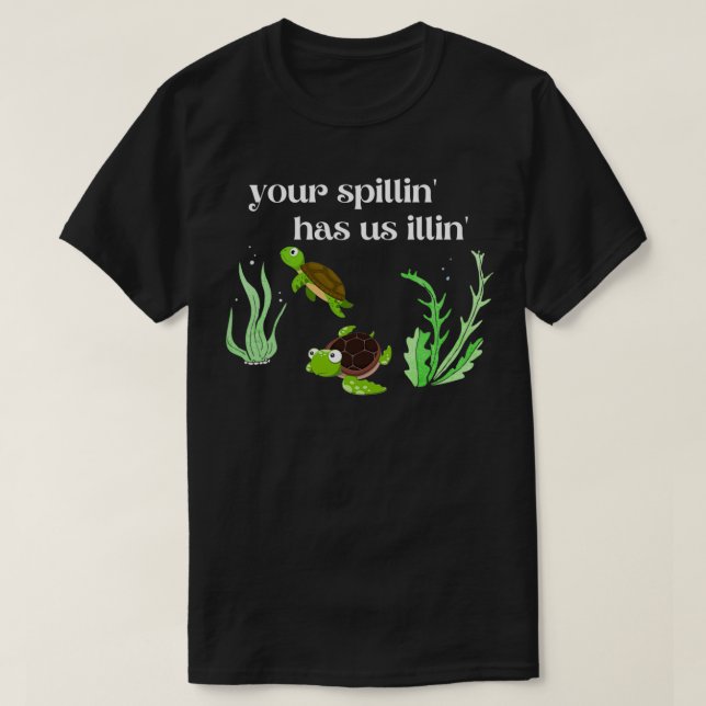 Camiseta Seu Spillin nos fez salvar o Surf (Frente do Design)