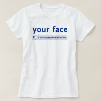 seu t-shirt da cara