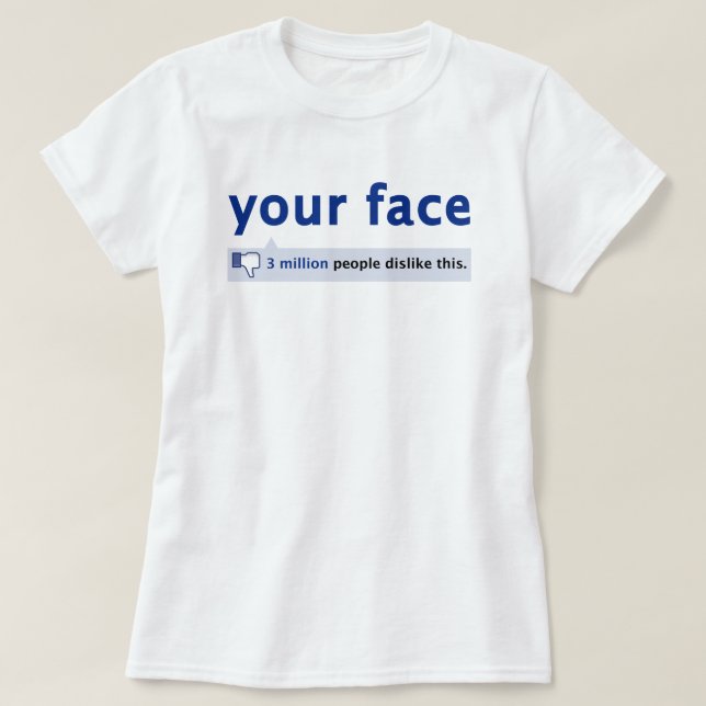 Camiseta seu t-shirt da cara (Frente do Design)