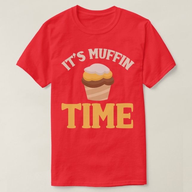 Camiseta Seu tempo de muffin (Frente do Design)
