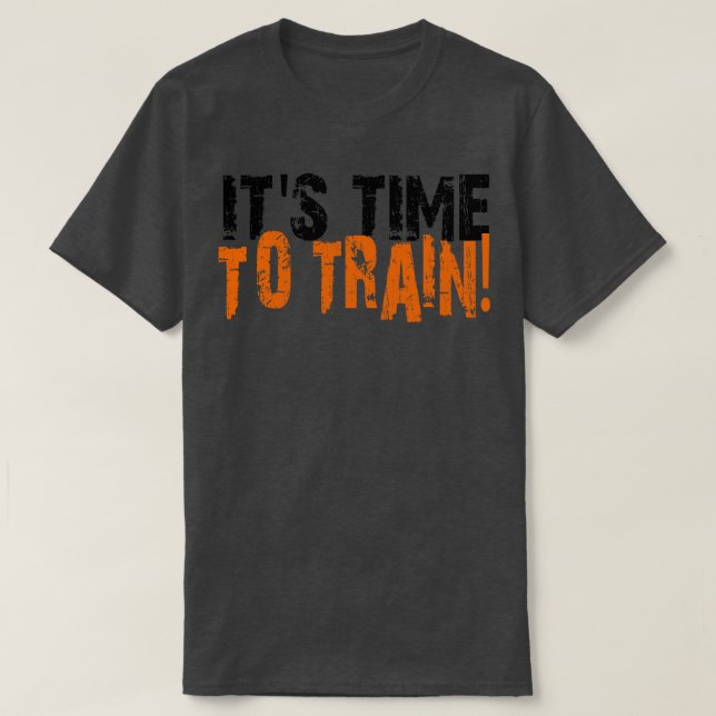 Camiseta seu tempo para treinar (Frente do Design)