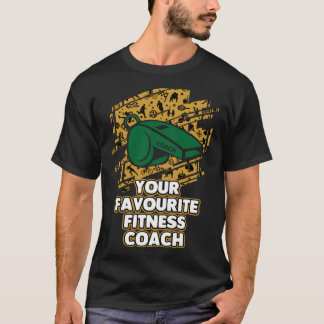 Camiseta Seu Treinador de Fitness Favorito  Humor de Treina