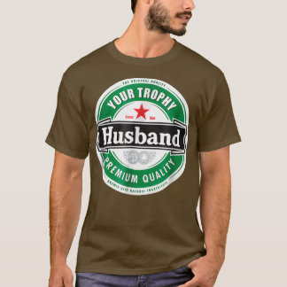 Camiseta Seu Troféu Marido Engraçado Casado