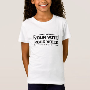 Camiseta Seu voto é preto