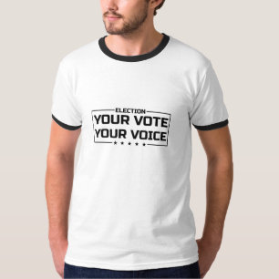 Camiseta Seu voto é preto