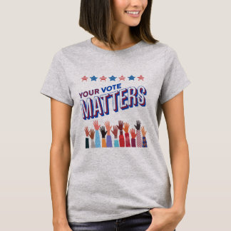 Camiseta Seu Voto Importa Eleição