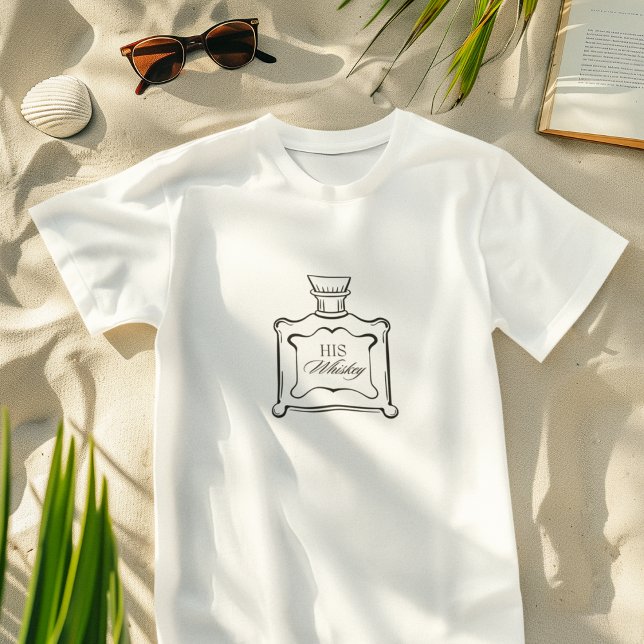 Camiseta Seu Whiskey, Casal, Cônjuge, Divertido, Na moda si (Criador carregado)