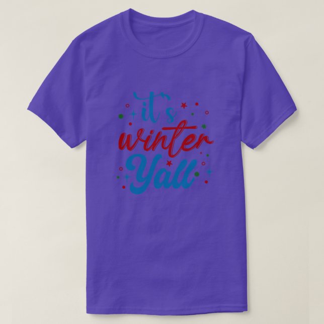Camiseta seu yall de inverno01 (Frente do Design)