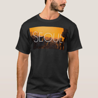 Camiseta Seul Coreia cidade noite verão 2