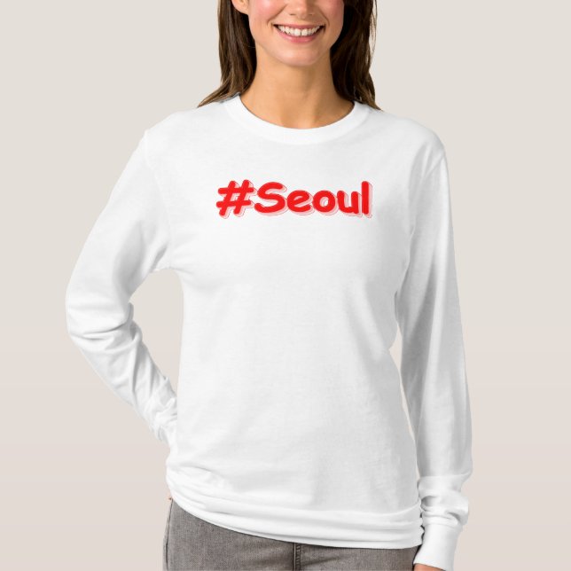 Camiseta "#Seul" Design. Comprar Agora (Frente)