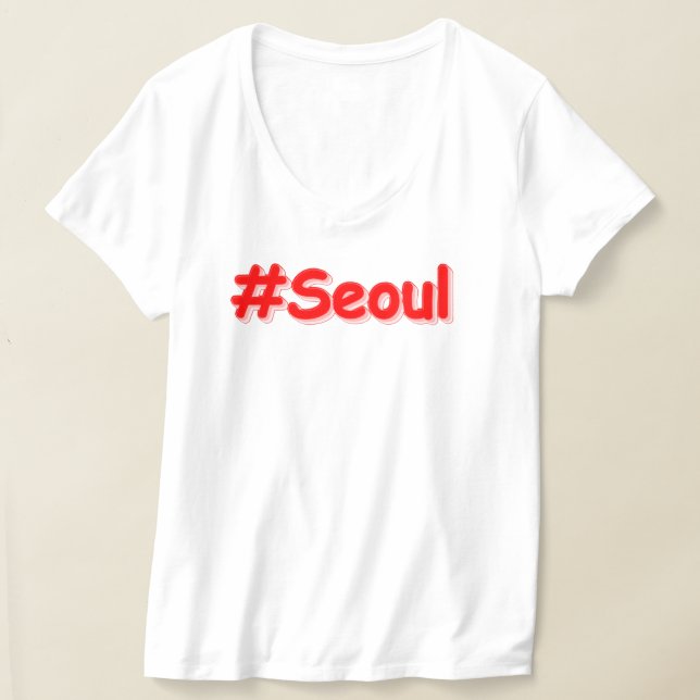 Camiseta "#Seul" Design. Comprar Agora (Postura )