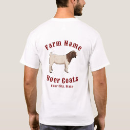 Camiseta Seus Caprinos Boer da Fazenda