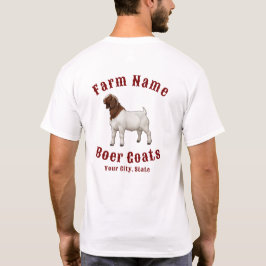 Camiseta Seus Caprinos Boer da Fazenda