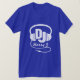 Camiseta Seus fones de ouvido conhecidos do DJ do branco (Frente do Design)