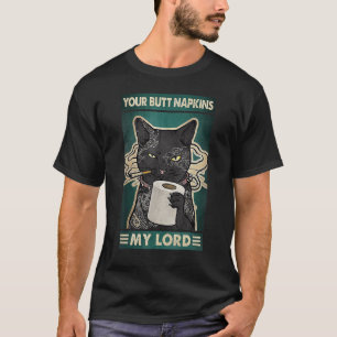 Camiseta Seus Lenços de Bunda Meu Senhor Tatuagens de Gato