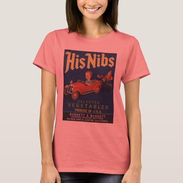 Camiseta Seus Nibs Vegetais (Frente)