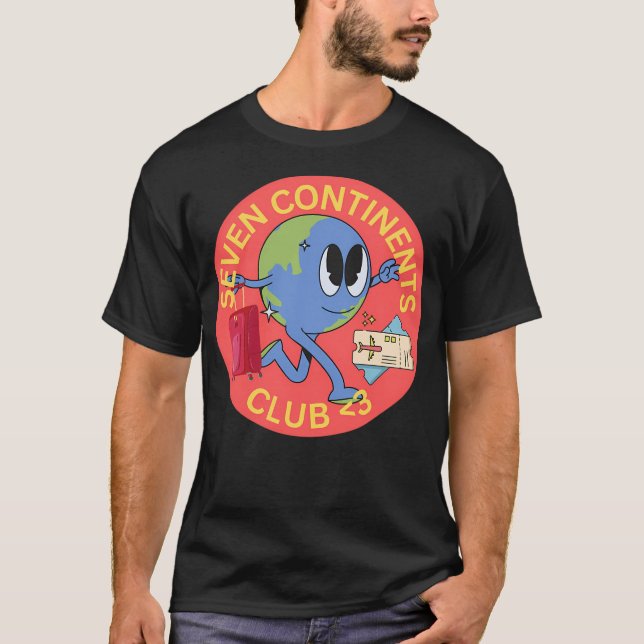 Camiseta Seven Continents Club Cartoon (Frente)