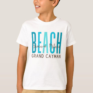 Camiseta Seven Mile Beach Grand Cayman (Oceano)
