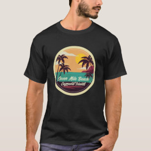 Camiseta Seven Mile Beach Souvenir Caymand Islands Reminde