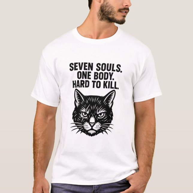 Camiseta Seven Souls Cat  (Frente)
