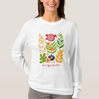 Camiseta Seven Species of Israel – Modern Botanical Illustr