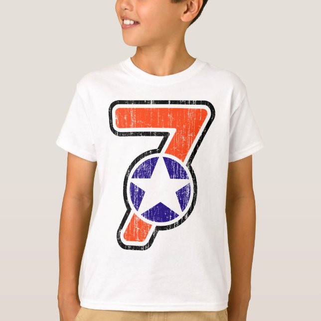 Camiseta SEVEN STAR B (Vintage) (Frente)