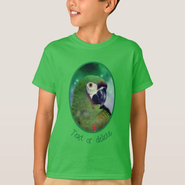 Camiseta Severe Macaw Parrot Close Up Personalized (Frente)